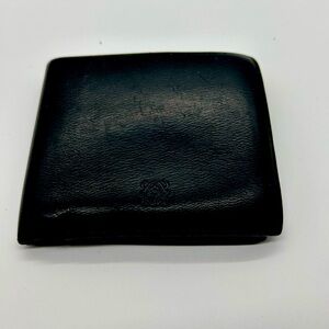 Loewe men’s bifold black leather wallet.